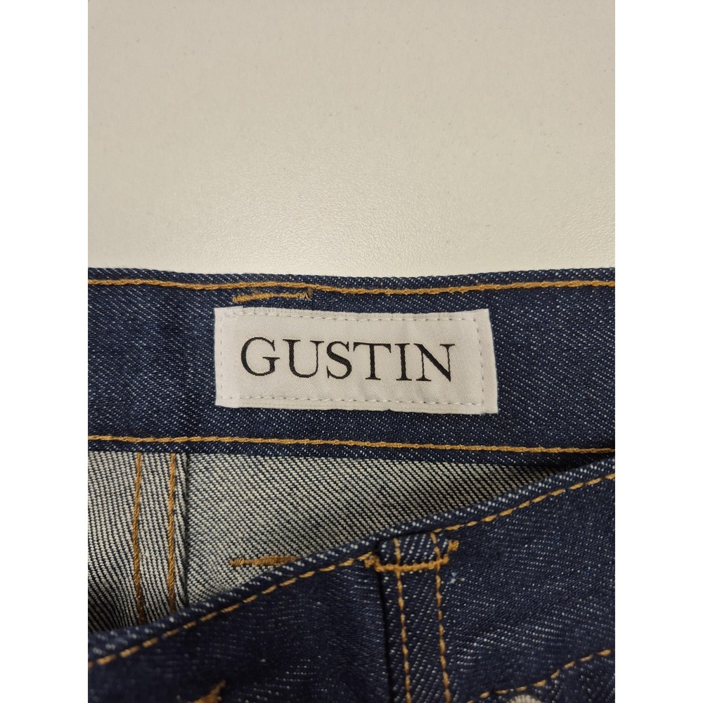 Gustin California Slim Jeans Men's 36x36 Blue Selvage Denim Button Fly USA #290 - Picture 7 of 16